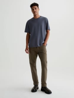 Tellis Selvage Sulfur Dried Cedar Modern Slim MENS BOTTOMS Photo 1