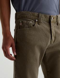 Tellis Selvage Sulfur Dried Cedar Modern Slim MENS BOTTOMS Photo 3