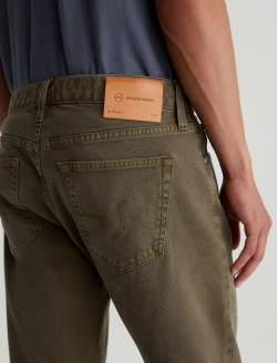 Tellis Selvage Sulfur Dried Cedar Modern Slim MENS BOTTOMS Photo 6