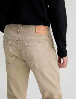 Tellis Selvage Jean Sulfur Dry Dust Modern Slim MENS BOTTOMS Photo 8
