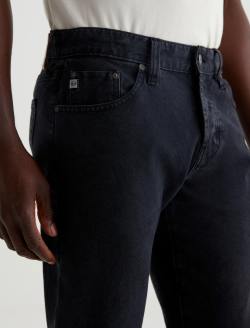 Tellis Selvage Sulfur Pure Black Modern Slim MENS BOTTOMS Photo 4