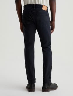 Tellis Selvage Sulfur Pure Black Modern Slim MENS BOTTOMS Photo 8
