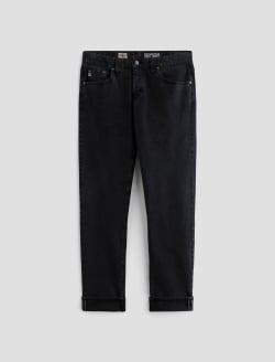 Tellis Selvage Sulfur Pure Black Modern Slim MENS BOTTOMS Photo 1