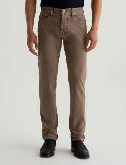 Tellis Selvage Sulfur Taupe Grey Modern Slim MENS BOTTOMS Photo 3