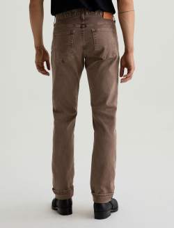 Tellis Selvage Sulfur Taupe Grey Modern Slim MENS BOTTOMS Photo 7