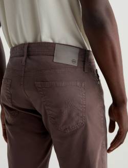 Tellis SUD Berry Brown Sueded Modern Slim MENS BOTTOMS Photo 6