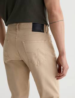 Tellis SUD Pant Dune Khaki Sueded Sateen Modern Slim MENS BOTTOMS Photo 7