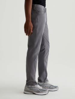 Tellis SUD Folkestone Grey Sueded Modern Slim MENS BOTTOMS Photo 4