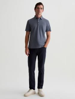 Tellis SUD New Navy Sueded Modern Slim MENS BOTTOMS Photo 1