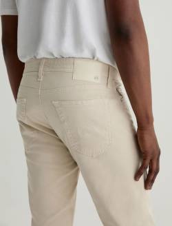 Tellis SUD Natural Ivory Sueded Modern Slim MENS BOTTOMS Photo 7