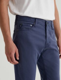 Tellis SUD Pacific Midnight Sueded Modern Slim MENS BOTTOMS Photo 4