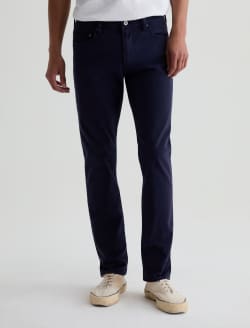 Tellis SUD Pant Pacific Navy Sueded Sateen Modern Slim MENS BOTTOMS Photo 3