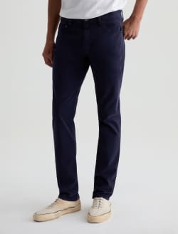 Tellis SUD Pant Pacific Navy Sueded Sateen Modern Slim MENS BOTTOMS Photo 6