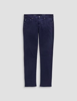 Tellis SUD Pant Pacific Navy Sueded Sateen Modern Slim MENS BOTTOMS Photo 1