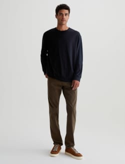 everett SUD Rich Espresso Sueded Modern Slim MENS BOTTOMS Photo 1