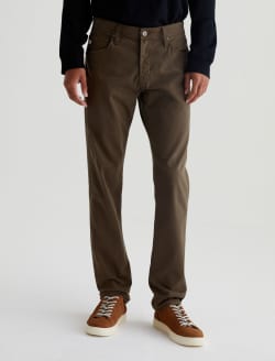 everett SUD Rich Espresso Sueded Modern Slim MENS BOTTOMS Photo 2