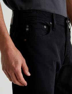 Tellis SUD Super Black Sueded Modern Slim MENS BOTTOMS Photo 4