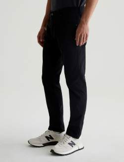 Tellis SUD Super Black Sueded Modern Slim MENS BOTTOMS Photo 6