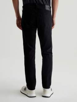 Tellis SUD Super Black Sueded Modern Slim MENS BOTTOMS Photo 8