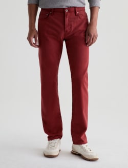 Tellis SUD Pant Sulfur Adobe Clay Sueded Sateen Modern Slim MENS BOTTOMS Photo 3