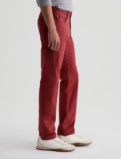 Tellis SUD Pant Sulfur Adobe Clay Sueded Sateen Modern Slim MENS BOTTOMS Photo 5