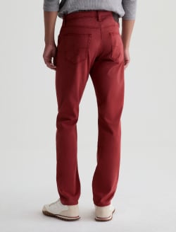 Tellis SUD Pant Sulfur Adobe Clay Sueded Sateen Modern Slim MENS BOTTOMS Photo 8