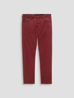 Tellis SUD Pant Sulfur Adobe Clay Sueded Sateen Modern Slim MENS BOTTOMS Photo 1