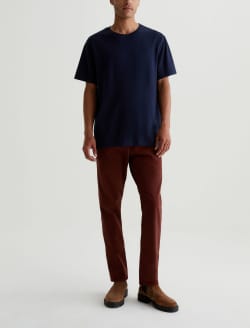 Tellis SUD Sulfur Amore Vino Sueded Modern Slim MENS BOTTOMS Photo 1