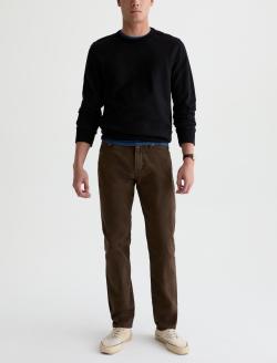 Tellis Pant Sulfur Burnt Umber Sueded Sateen Modern Slim MENS BOTTOMS Photo 2