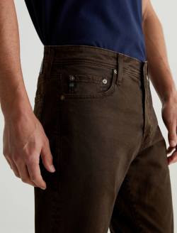 Tellis SUD Sulfur Deep Woodland Sueded Modern Slim MENS BOTTOMS Photo 3