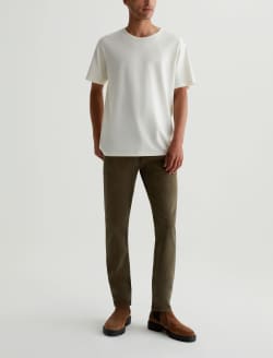Tellis SUD Sulfur Dried Cedar Sueded Modern Slim MENS BOTTOMS Photo 1