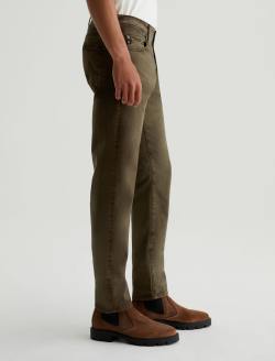 Tellis SUD Sulfur Dried Cedar Sueded Modern Slim MENS BOTTOMS Photo 4