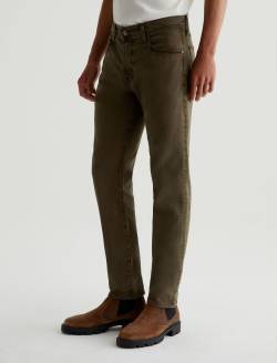 Tellis SUD Sulfur Dried Cedar Sueded Modern Slim MENS BOTTOMS Photo 5