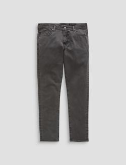 Tellis Pant Sulfur Evening Smoke Sueded Sateen Modern Slim MENS BOTTOMS Photo 1