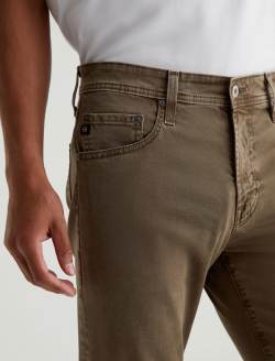 Tellis SUD Sulfur Faded Ashwood Sueded Modern Slim MENS BOTTOMS Photo 4
