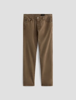 Tellis SUD Sulfur Faded Ashwood Sueded Modern Slim MENS BOTTOMS Photo 1