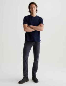 Tellis SUD Sulfur Gunpowder Sueded Modern Slim MENS BOTTOMS Photo 2