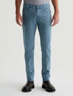 Tellis SUD Sulfur Hazy Lake Sueded Modern Slim MENS BOTTOMS Photo 2