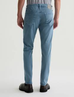 Tellis SUD Sulfur Hazy Lake Sueded Modern Slim MENS BOTTOMS Photo 7