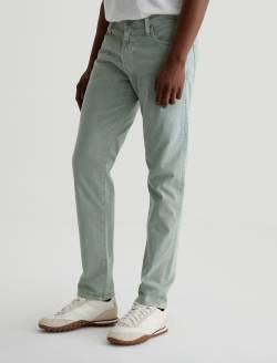 Tellis SUD Sulfur Matcha Latte Sueded Modern Slim MENS BOTTOMS Photo 6