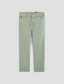 Tellis SUD Sulfur Matcha Latte Sueded Modern Slim MENS BOTTOMS Photo 1