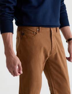 Tellis Pant Sulfur Worn Brass Sueded Sateen Modern Slim MENS BOTTOMS Photo 4