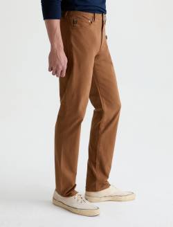 Tellis Pant Sulfur Worn Brass Sueded Sateen Modern Slim MENS BOTTOMS Photo 5