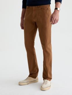Tellis Pant Sulfur Worn Brass Sueded Sateen Modern Slim MENS BOTTOMS Photo 6