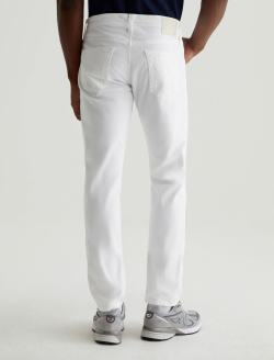 Tellis SUD White Sueded Modern Slim MENS BOTTOMS Photo 7