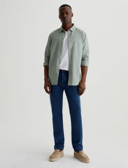 Everett Selvage Sulfur Pier Blue Slim Straight MENS BOTTOMS Photo 2