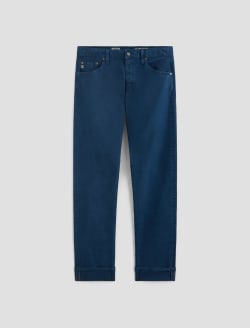 Everett Selvage Sulfur Pier Blue Slim Straight MENS BOTTOMS Photo 1