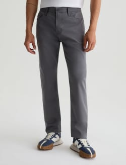 Everett Commuter Performance Folkestone Grey Airluxe™ Slim Straight MENS BOTTOMS Photo 3