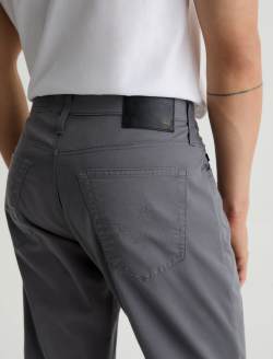 Everett Commuter Performance Folkestone Grey Airluxe™ Slim Straight MENS BOTTOMS Photo 7