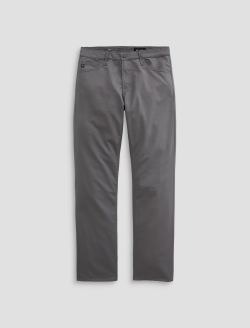 Everett Commuter Performance Folkestone Grey Airluxe™ Slim Straight MENS BOTTOMS Photo 1